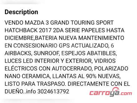 Mazda 3 2017 - imagen 1