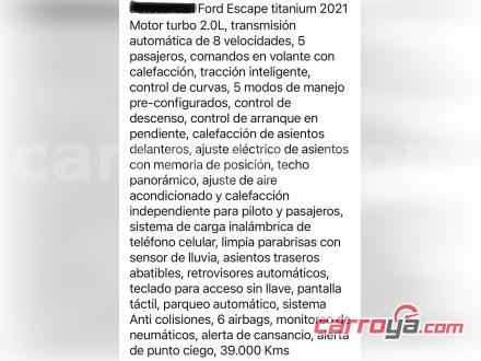 Ford Escape 2021 - imagen 1